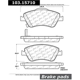 Purchase Top-Quality Front Ceramic Pads by CENTRIC PARTS - 103.15710 pa5