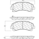 Purchase Top-Quality CENTRIC PARTS - 103.16770 - C-Tek Ceramic Front Disc Brake Pads pa2