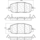 Purchase Top-Quality Front Ceramic Pads by CENTRIC PARTS - 103.20360 pa5