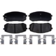 Purchase Top-Quality Front Ceramic Pads by CENTRIC PARTS - 103.24000 pa1