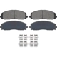 Purchase Top-Quality DURAGO - BP1589C - Disc Brake Pad Set pa6