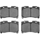 Purchase Top-Quality Front Ceramic Pads by DYNAMIC FRICTION COMPANY - 1551-0629-00 pa8