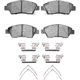 Purchase Top-Quality Front Ceramic Pads by DYNAMIC FRICTION COMPANY - 1551-1394-01 pa1