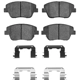Purchase Top-Quality Front Ceramic Pads by DYNAMIC FRICTION COMPANY - 1551-1444-01 pa1