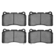 Purchase Top-Quality Front Ceramic Pads by DYNAMIC FRICTION COMPANY - 1551-1743-00 pa8