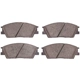 Purchase Top-Quality DYNAMIC FRICTION COMPANY - 1551-2285-00 - Front Ceramic Pads pa14
