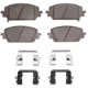 Purchase Top-Quality DYNAMIC FRICTION COMPANY - 1551-2380-01 - Front Disc Brake Pads pa1