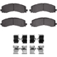 Purchase Top-Quality DYNAMIC FRICTION COMPANY - 1551-2382-01 - Disc Brake Pads pa2
