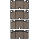 Purchase Top-Quality Front Ceramic Pads by DYNAMIC FRICTION COMPANY - 1551-2498-00 pa1