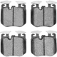 Purchase Top-Quality Front Ceramic Pads by DYNAMIC FRICTION COMPANY - 1600-1868-00 pa1