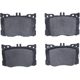 Purchase Top-Quality Front Ceramic Pads by DYNAMIC FRICTION COMPANY - 1600-1871-00 pa6