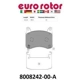 Purchase Top-Quality Front Ceramic Pads by EUROROTOR - 8008242-00A pa2