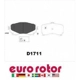 Purchase Top-Quality Plaquettes avant en céramique par EUROROTOR - ID1711H pa1