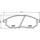 Purchase Top-Quality Front Ceramic Pads by HELLA PAGID - 355033301 pa1