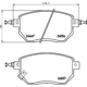 Purchase Top-Quality Front Ceramic Pads by HELLA PAGID - 355033391 pa2