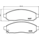 Purchase Top-Quality Front Ceramic Pads by HELLA PAGID - 355033411 pa2