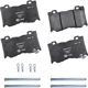 Purchase Top-Quality Front Ceramic Pads by HELLA PAGID - 355033451 pa2