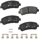 Purchase Top-Quality Front Ceramic Pads by HELLA PAGID - 355033541 pa1