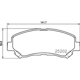 Purchase Top-Quality Front Ceramic Pads by HELLA PAGID - 355033541 pa2