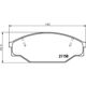 Purchase Top-Quality Front Ceramic Pads by HELLA PAGID - 355033601 pa2