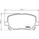 Purchase Top-Quality Front Ceramic Pads by HELLA PAGID - 355034081 pa1