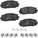 Purchase Top-Quality Front Ceramic Pads by HELLA PAGID - 355034221 pa2