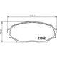 Purchase Top-Quality Front Ceramic Pads by HELLA PAGID - 355034551 pa1