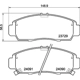 Purchase Top-Quality Front Ceramic Pads by HELLA PAGID - 355035111 pa2