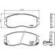 Purchase Top-Quality Front Ceramic Pads by HELLA PAGID - 355035311 pa2