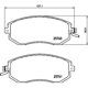 Purchase Top-Quality Front Ceramic Pads by HELLA PAGID - 355035601 pa2