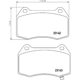 Purchase Top-Quality Front Ceramic Pads by HELLA PAGID - 355035821 pa2
