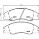 Purchase Top-Quality Front Ceramic Pads by HELLA PAGID - 355035831 pa2