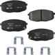 Purchase Top-Quality Front Ceramic Pads by HELLA PAGID - 355035871 pa1