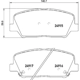 Purchase Top-Quality Front Ceramic Pads by HELLA PAGID - 355036051 pa1