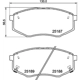 Purchase Top-Quality Front Ceramic Pads by HELLA PAGID - 355036191 pa2