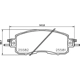 Purchase Top-Quality Front Ceramic Pads by HELLA PAGID - 355036201 pa2