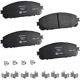 Purchase Top-Quality Front Ceramic Pads by HELLA PAGID - 355041421 pa1