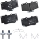 Purchase Top-Quality Front Ceramic Pads by HELLA PAGID - 355042751 pa1