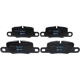 Purchase Top-Quality Front Ceramic Pads by HELLA PAGID - 355044881 pa1