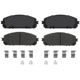 Purchase Top-Quality IDEAL BRAKE - TCD1709 - Front Disc Brake Pad Set pa1