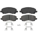 Purchase Top-Quality IDEAL BRAKE - TCD866 - Front Disc Brake Pad Set pa1