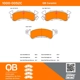 Purchase Top-Quality QUALITY-BUILT - 1000-0052C - Front Disc Brake Pad Set pa5