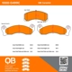 Purchase Top-Quality QUALITY-BUILT - 1000-0499C - Front Disc Brake Pad Set pa5