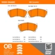 Purchase Top-Quality QUALITY-BUILT - 1000-0668C - Front Disc Brake Pad Set pa5