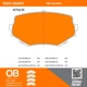Purchase Top-Quality QUALITY-BUILT - 1000-0680C - Front Disc Brake Pad Set pa5