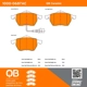 Purchase Top-Quality QUALITY-BUILT - 1000-0687AC - Front Disc Brake Pad Set pa5
