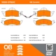 Purchase Top-Quality QUALITY-BUILT - 1000-0760C - Front Disc Brake Pad Set pa5