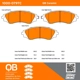 Purchase Top-Quality QUALITY-BUILT - 1000-0797C - Front Disc Brake Pad Set pa4