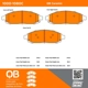 Purchase Top-Quality QUALITY-BUILT - 1000-1080C - Front Disc Brake Pad Set pa4