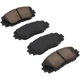 Purchase Top-Quality QUALITY-BUILT - 1000-1184AC - Front Disc Brake Pad Set pa3